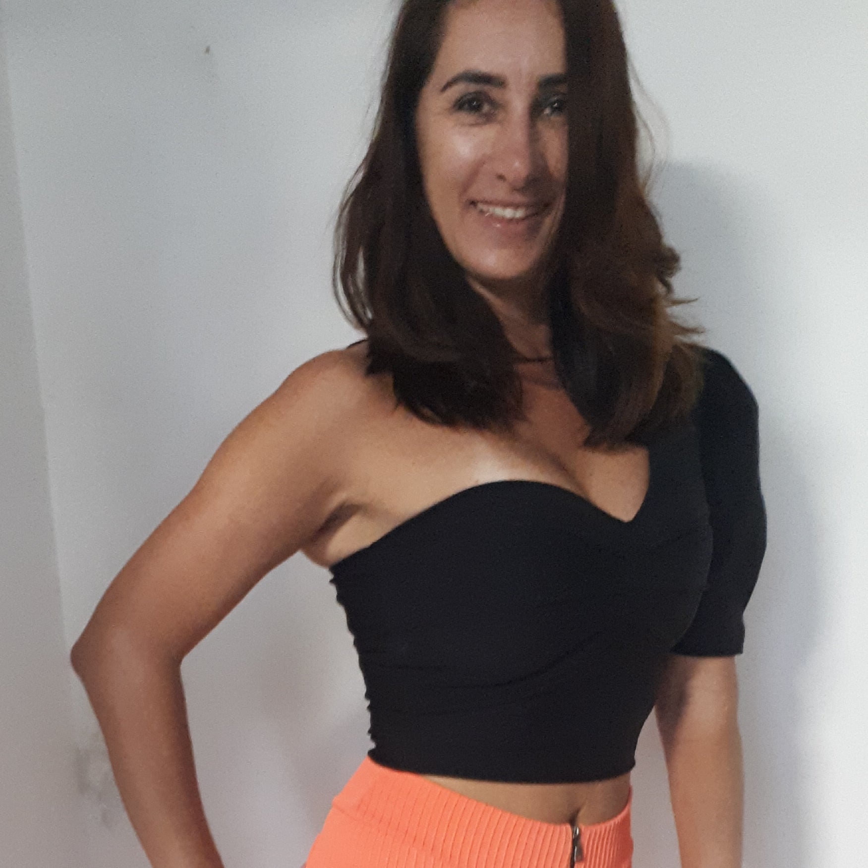 Blusa Cropped Manga Bufante