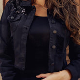 Jaqueta Black Paetê Luxo