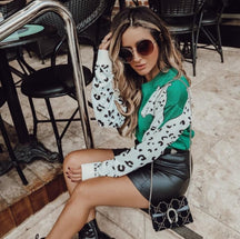 Blusa manga longa onça