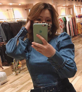 Blusa Jeans Francine