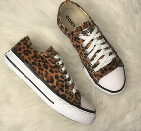 Tênis Cano Curto Animal Print