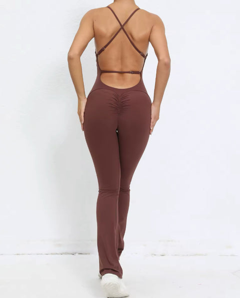 Macacão Flare Deluxe Moda Gringa